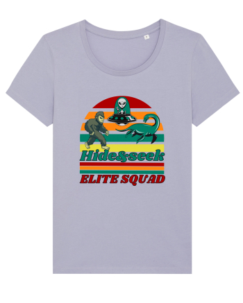 Retro Bigfoot, Alien And Loch Ness Monster Lavender