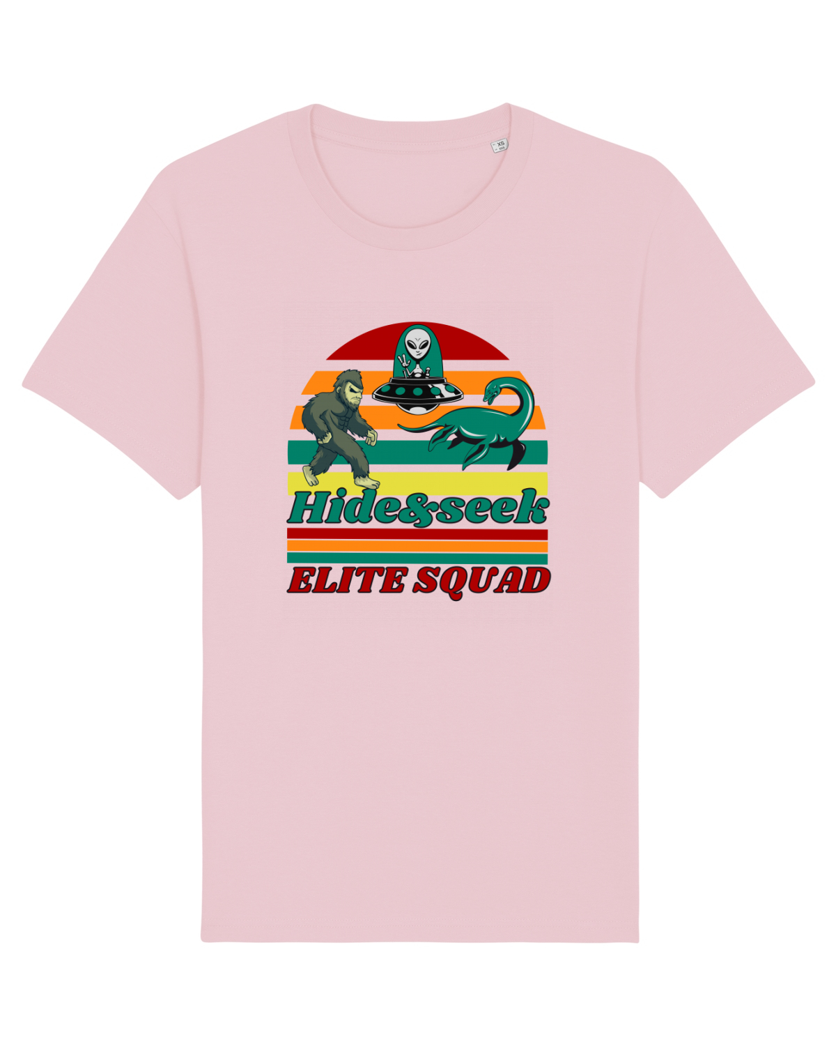 Tricou mânecă scurtă Unisex Rocker Cotton Pink