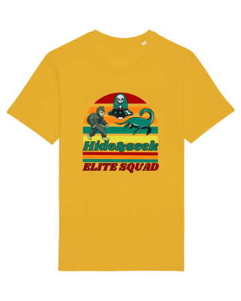 Retro Bigfoot, Alien And Loch Ness Monster Spectra Yellow