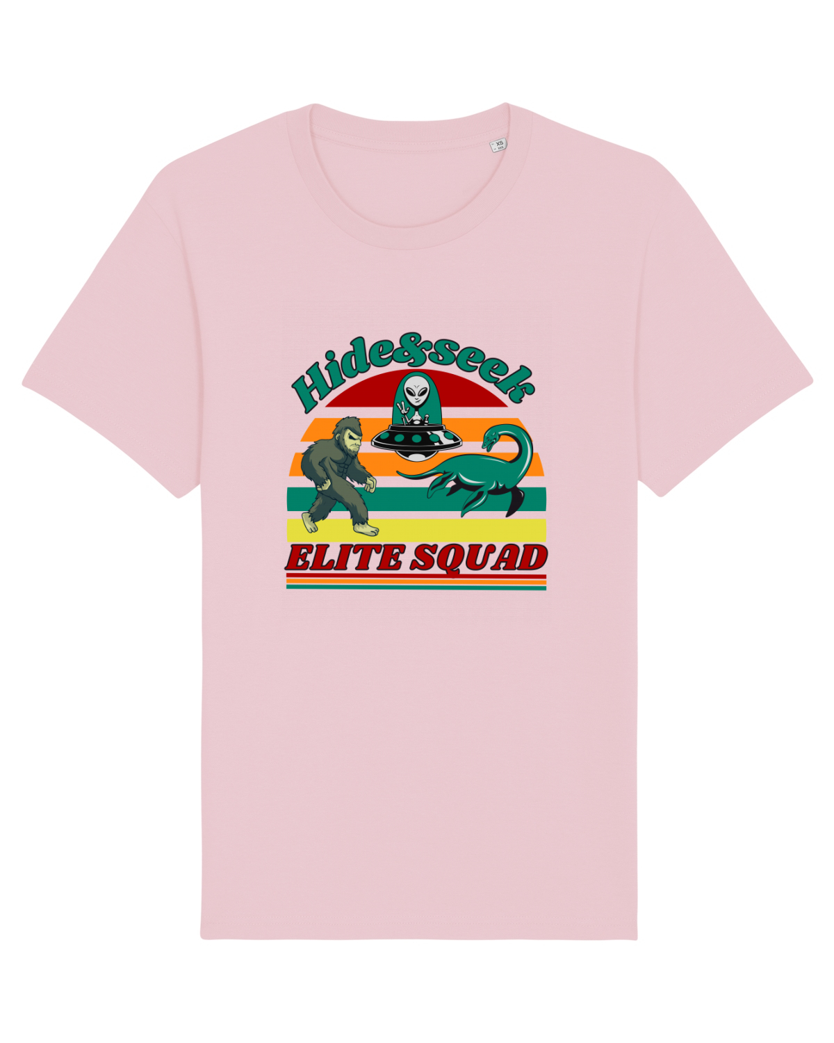 Tricou mânecă scurtă Unisex Rocker Cotton Pink