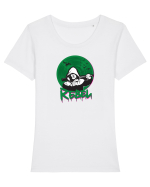 Rebel Tricou mânecă scurtă guler larg fitted Damă Expresser