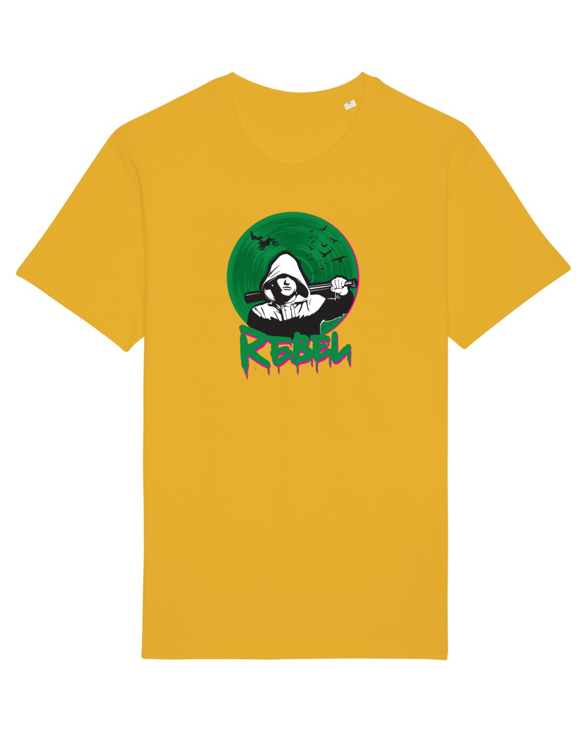 Tricou mânecă scurtă Unisex Rocker Spectra Yellow