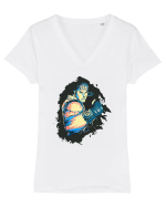 Street Fighter,Ryu Tricou mânecă scurtă guler V Damă Evoker