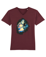 Street Fighter,Ryu Tricou mânecă scurtă guler V Bărbat Presenter