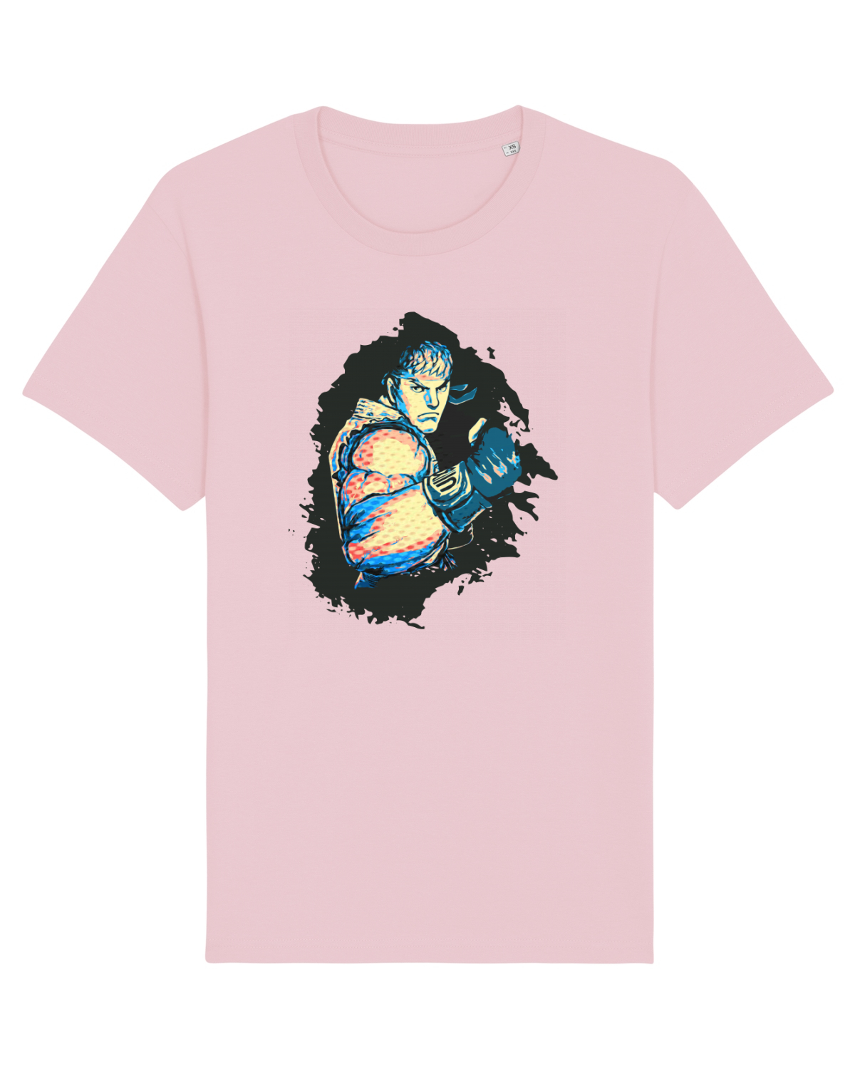 Tricou mânecă scurtă Unisex Rocker Cotton Pink