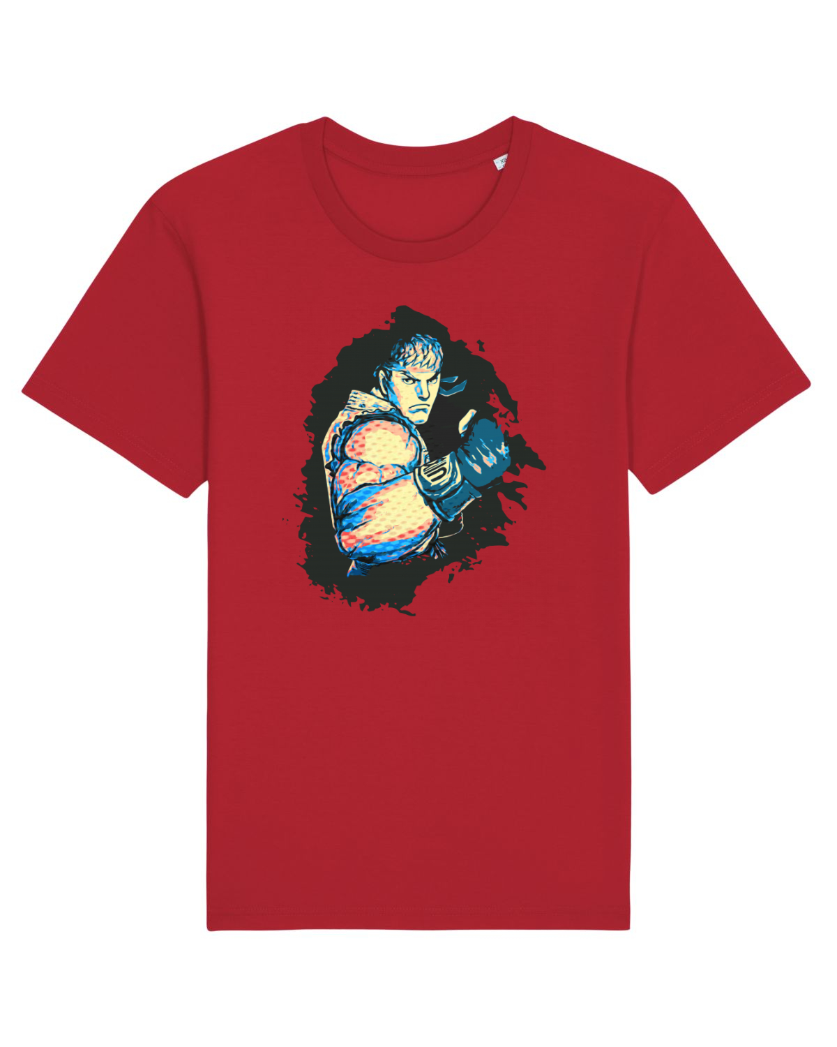Tricou mânecă scurtă Unisex Rocker Red