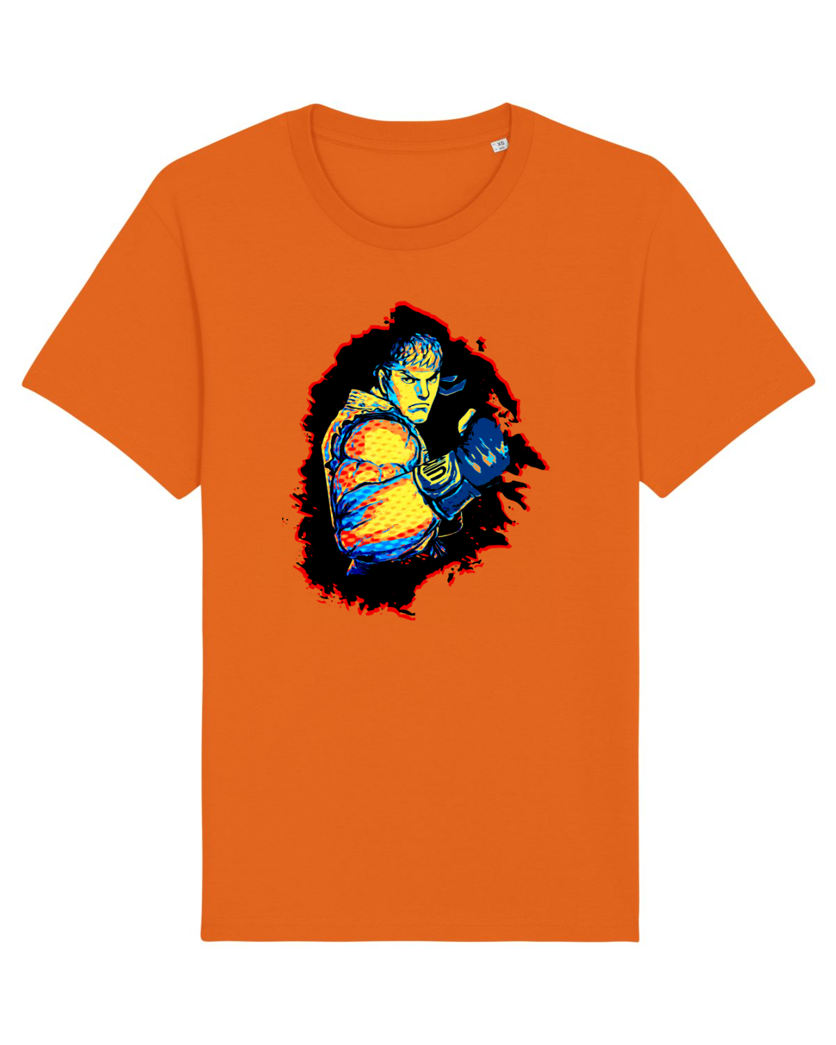 Tricou mânecă scurtă Unisex Rocker Bright Orange