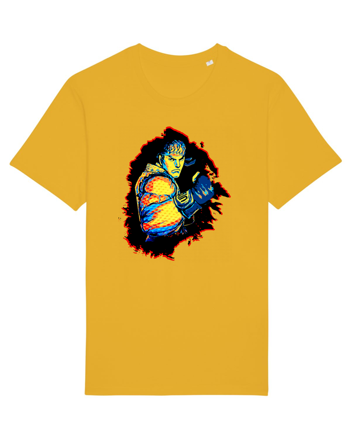 Tricou mânecă scurtă Unisex Rocker Spectra Yellow