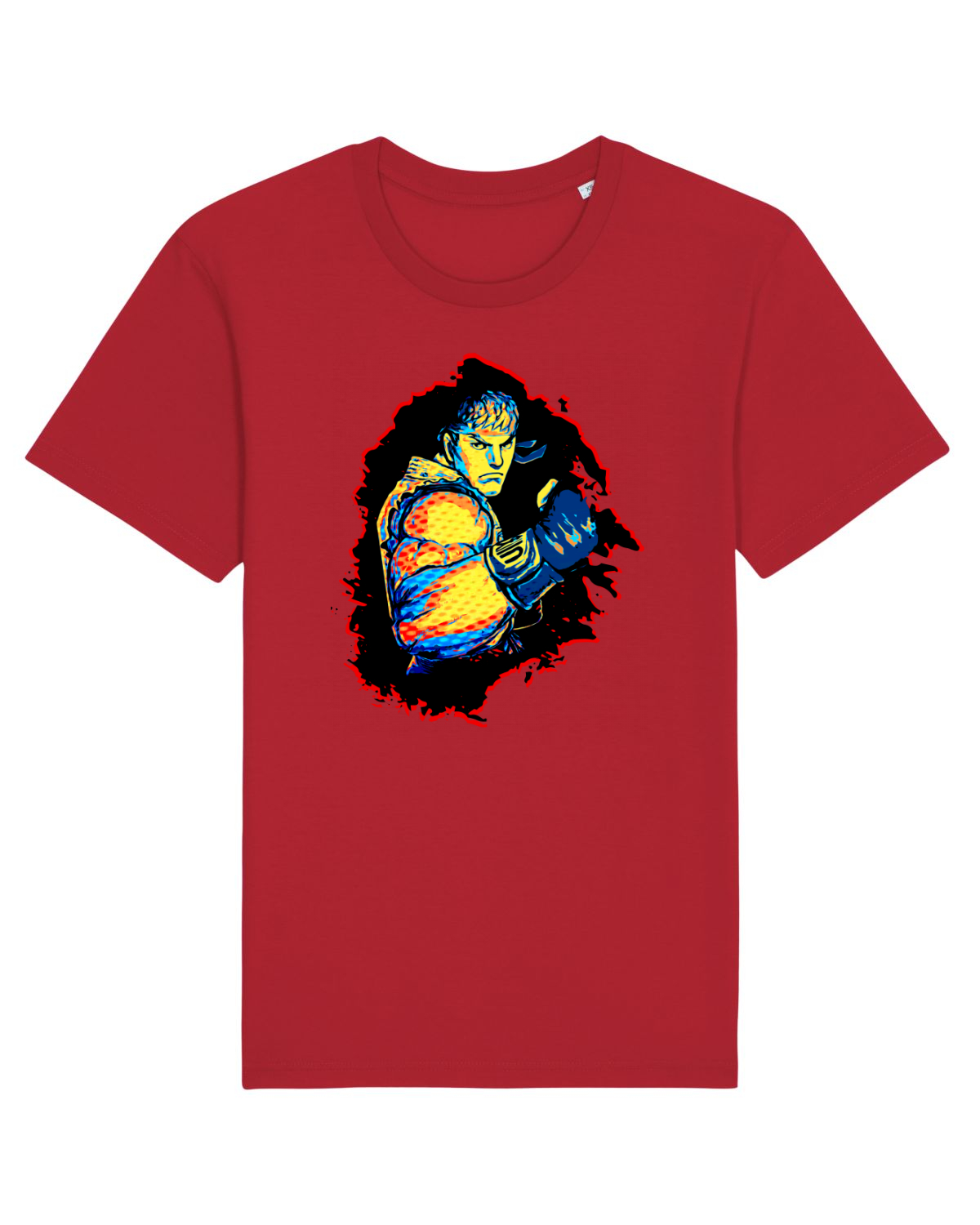 Tricou mânecă scurtă Unisex Rocker Red
