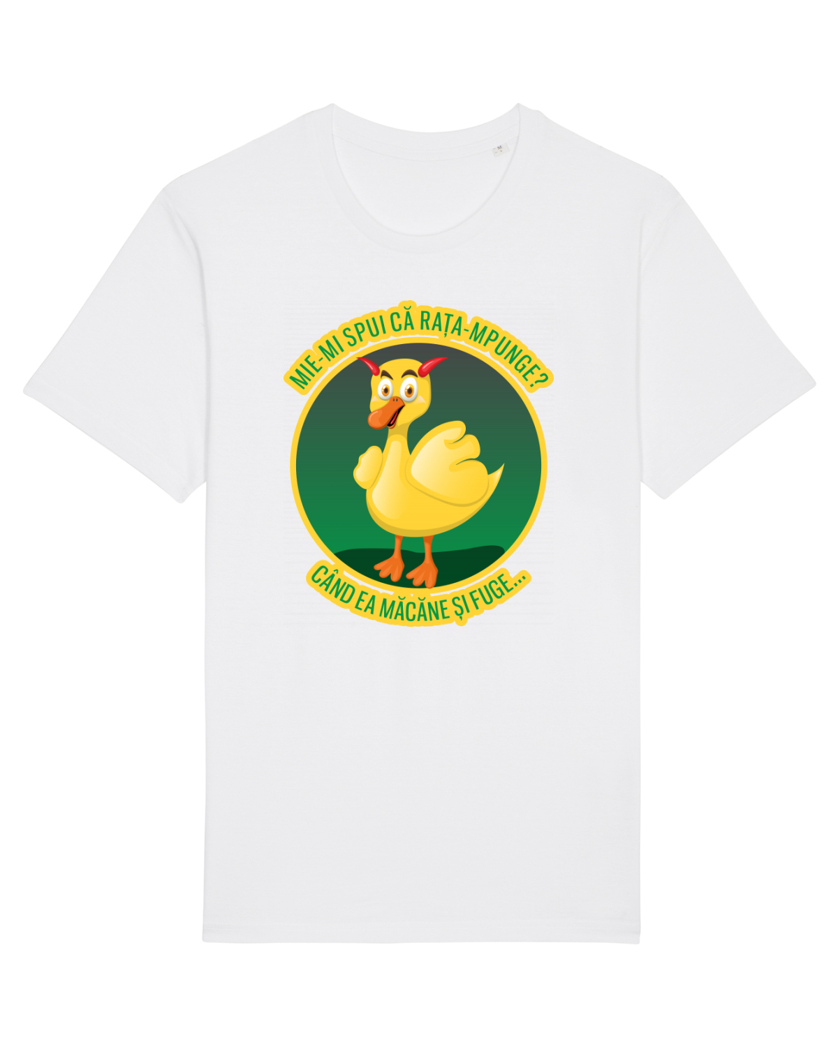 Tricou mânecă scurtă Unisex Rocker White