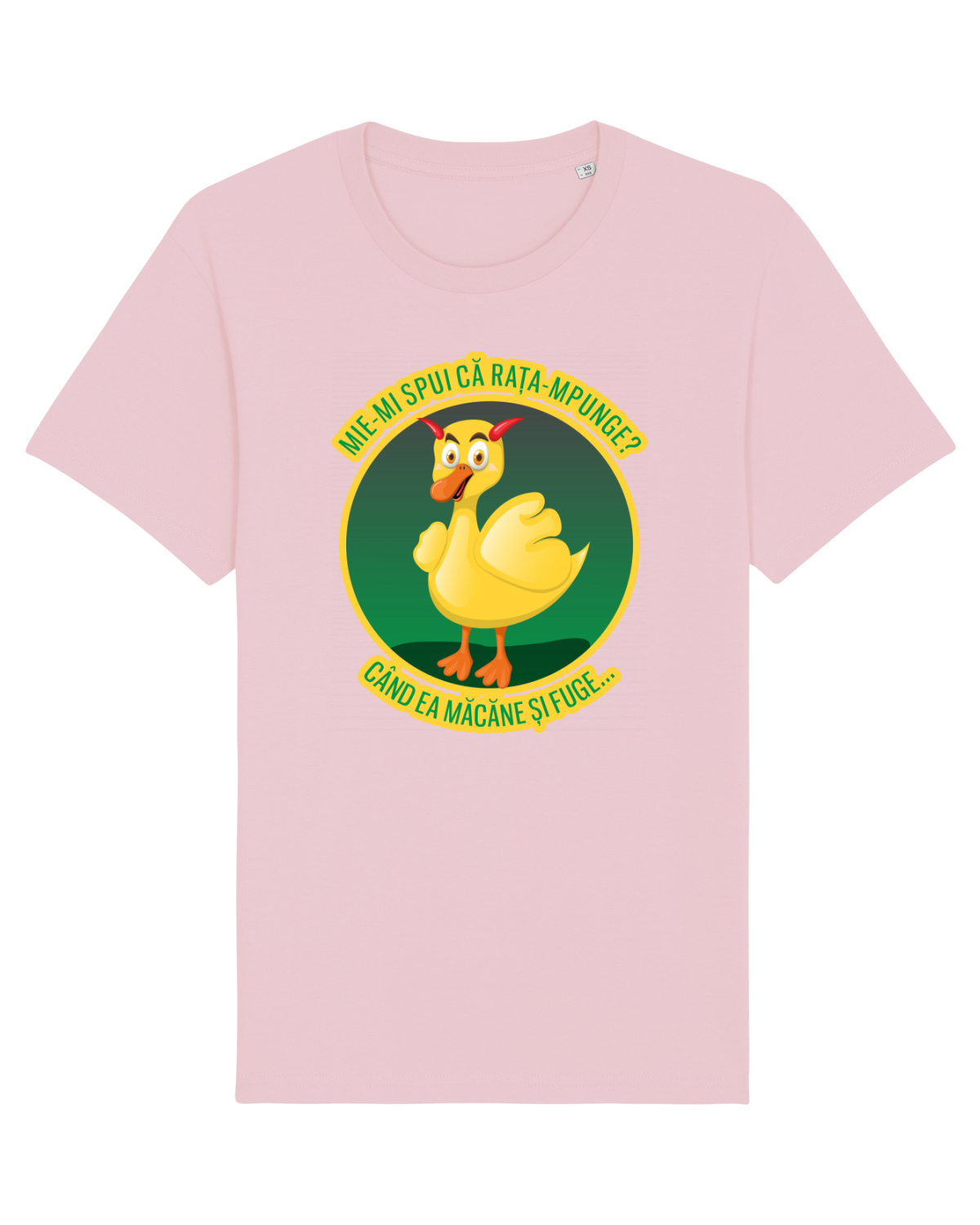 Tricou mânecă scurtă Unisex Rocker Cotton Pink