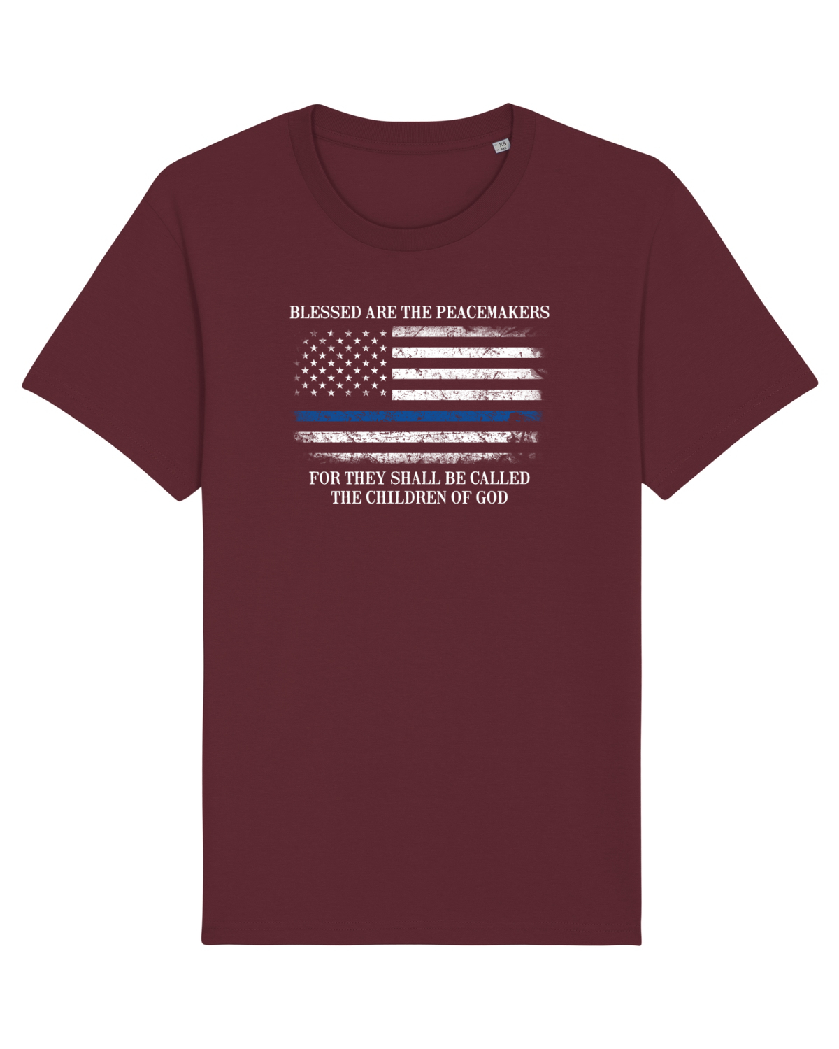 Tricou mânecă scurtă Unisex Rocker Burgundy