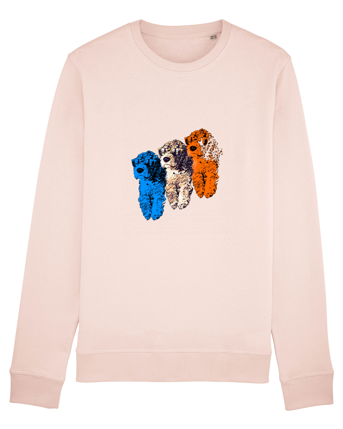 Bluză mânecă lungă Unisex Rise Candy Pink