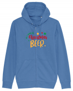 All I want for Christmas is BEER Hanorac cu fermoar Unisex Connector