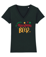 All I want for Christmas is BEER Tricou mânecă scurtă guler V Damă Evoker