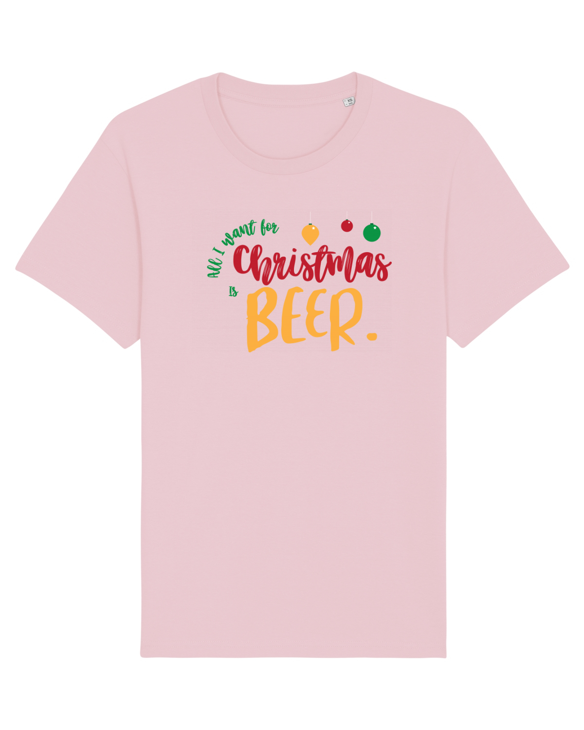 Tricou mânecă scurtă Unisex Rocker Cotton Pink