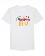 All I want for Christmas is BEER Tricou mânecă scurtă guler larg Bărbat Skater