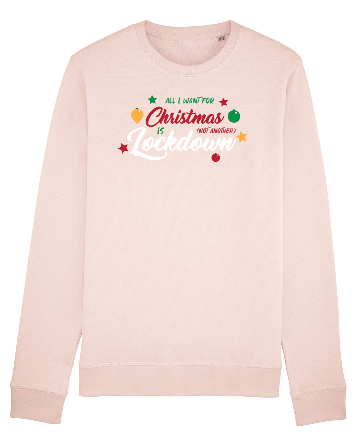 Bluză mânecă lungă Unisex Rise Candy Pink