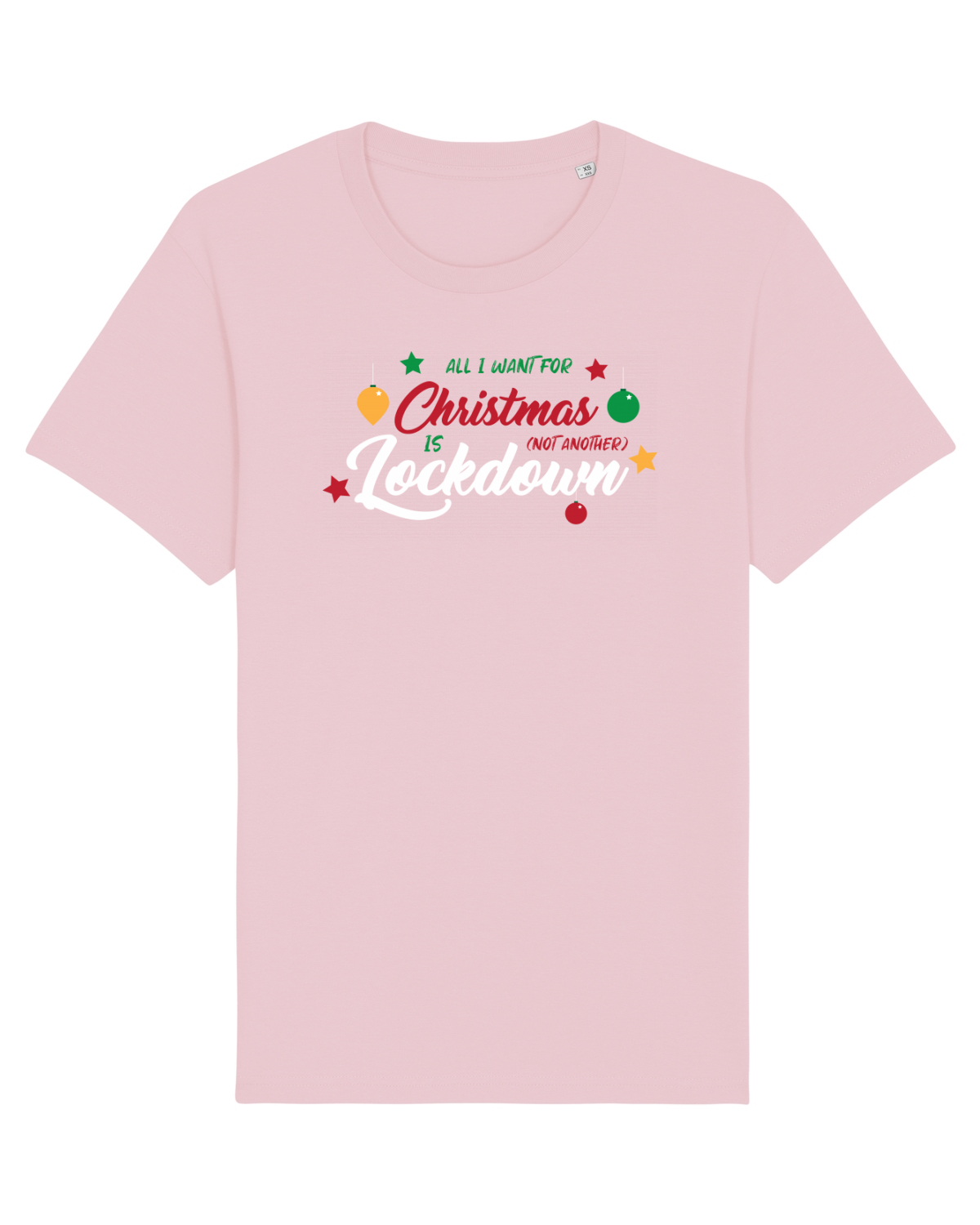 Tricou mânecă scurtă Unisex Rocker Cotton Pink