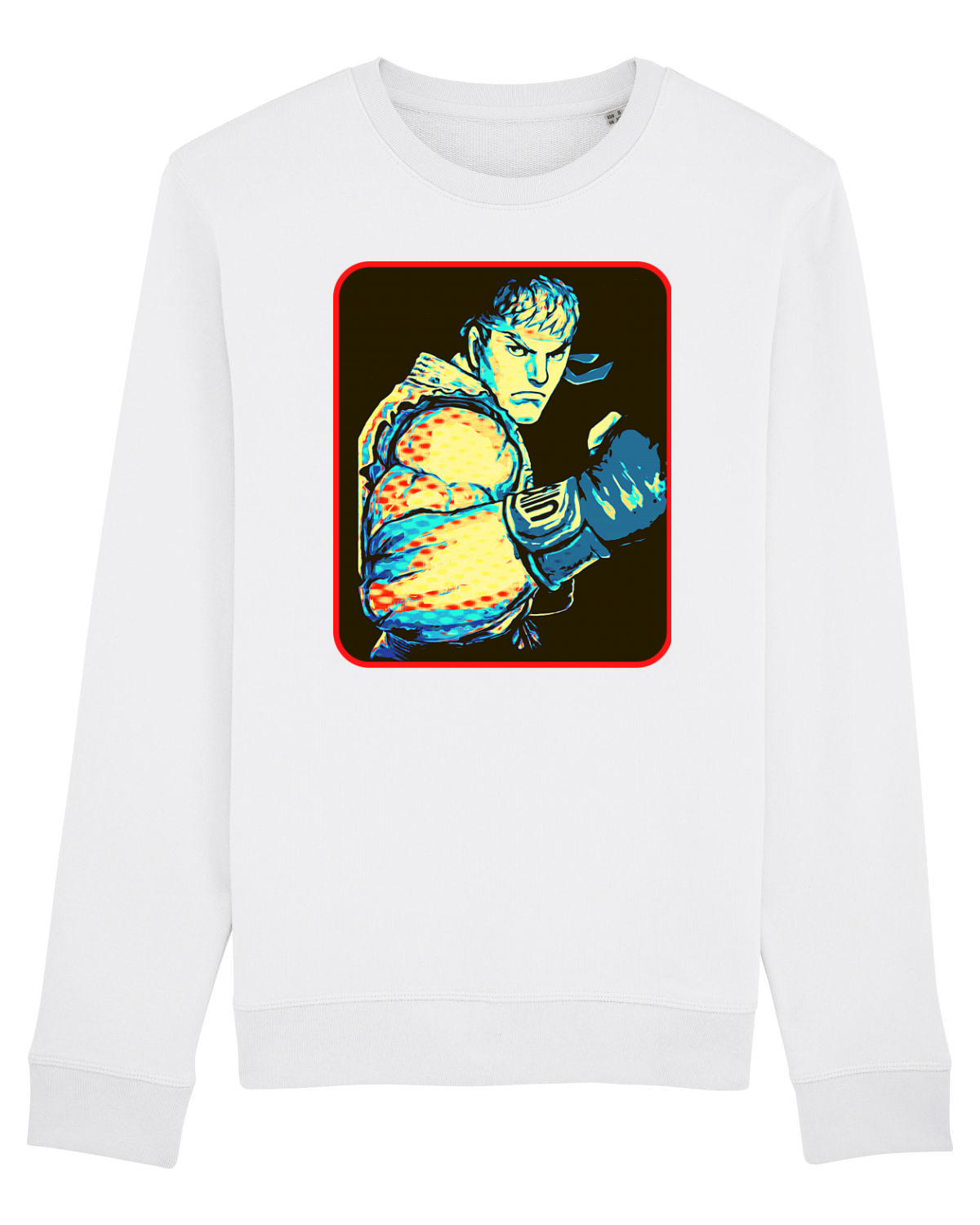 Bluză mânecă lungă Unisex Rise White