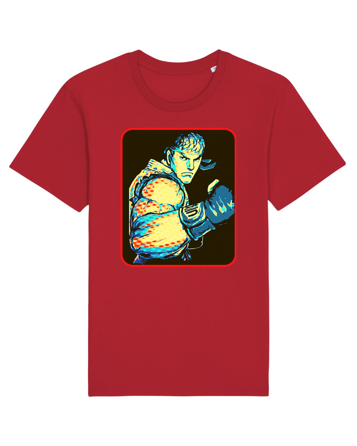 Tricou mânecă scurtă Unisex Rocker Red