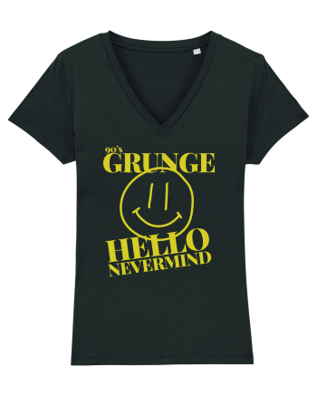 Hello Nevermind 90'S Grunge Black