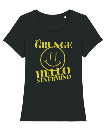 Hello Nevermind 90'S Grunge Black
