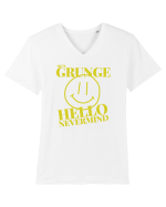 Hello Nevermind 90'S Grunge Tricou mânecă scurtă guler V Bărbat Presenter