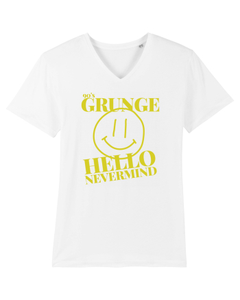 Hello Nevermind 90'S Grunge White