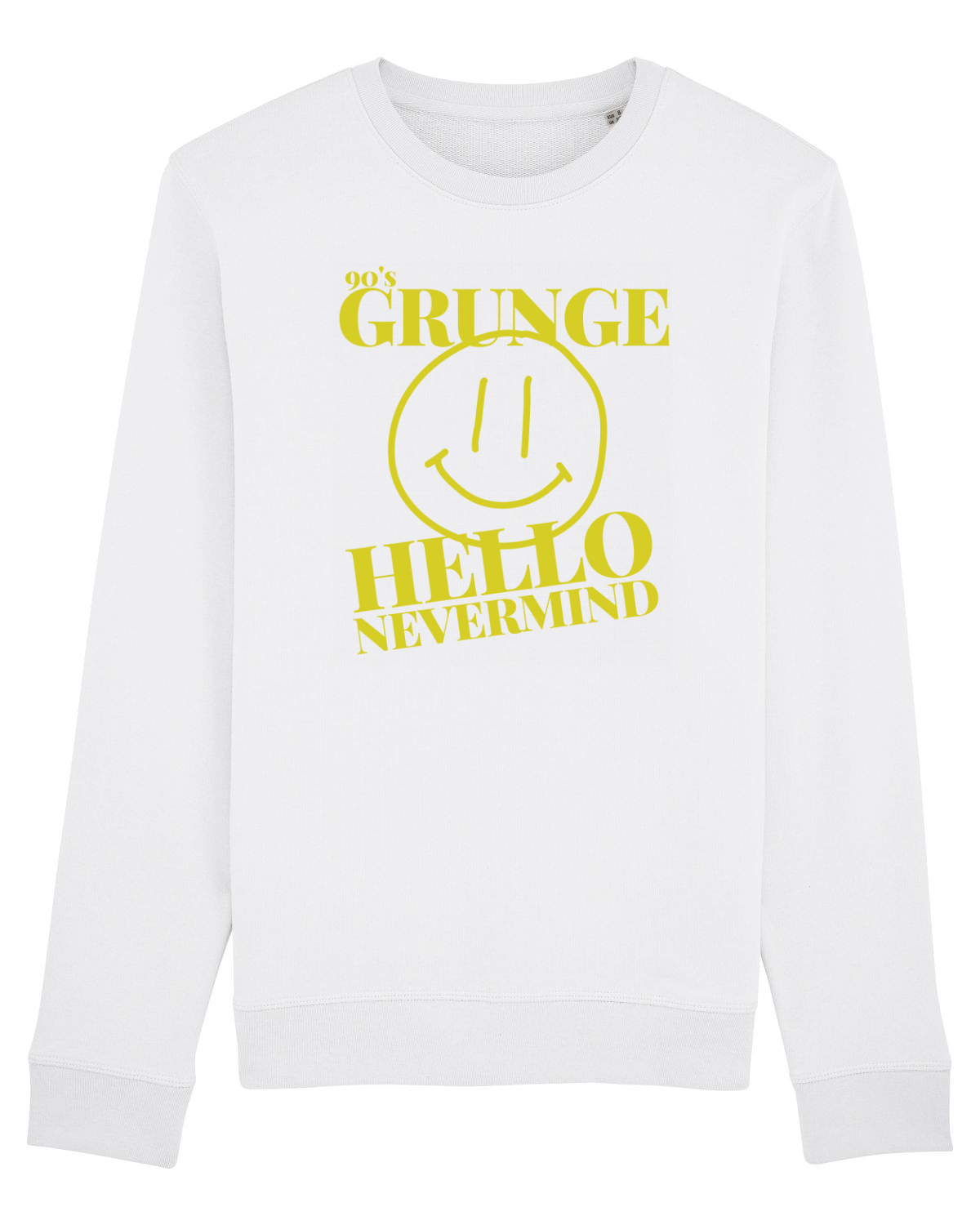 Bluză mânecă lungă Unisex Rise White