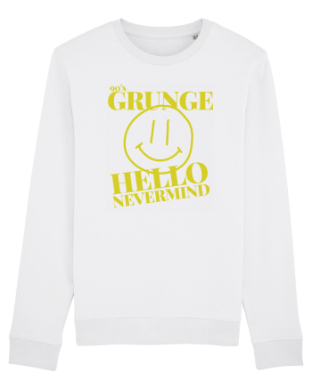 Hello Nevermind 90'S Grunge White