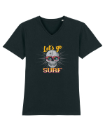 Let's go surf Tricou mânecă scurtă guler V Bărbat Presenter