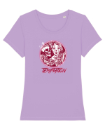 temptation Tricou mânecă scurtă guler larg fitted Damă Expresser