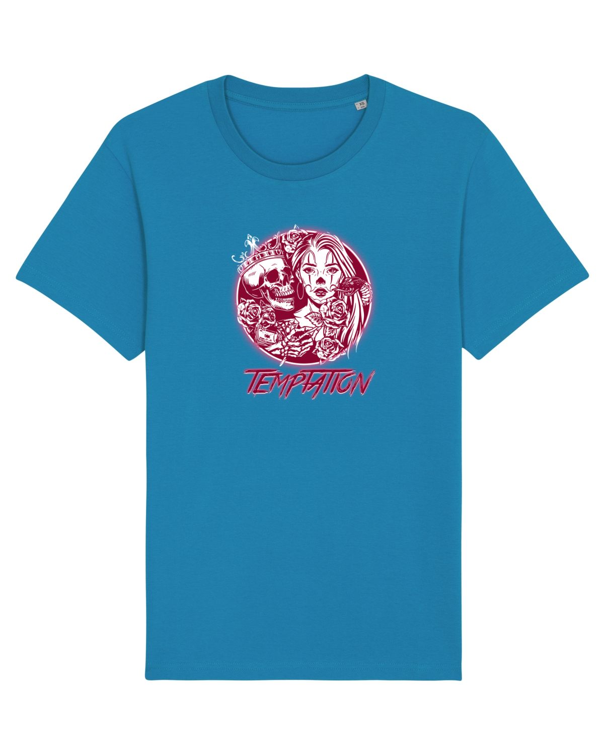 Tricou mânecă scurtă Unisex Rocker Azur