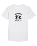 Black buds Tricou mânecă scurtă guler larg Bărbat Skater