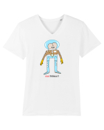 ASStronaut Tricou mânecă scurtă guler V Bărbat Presenter