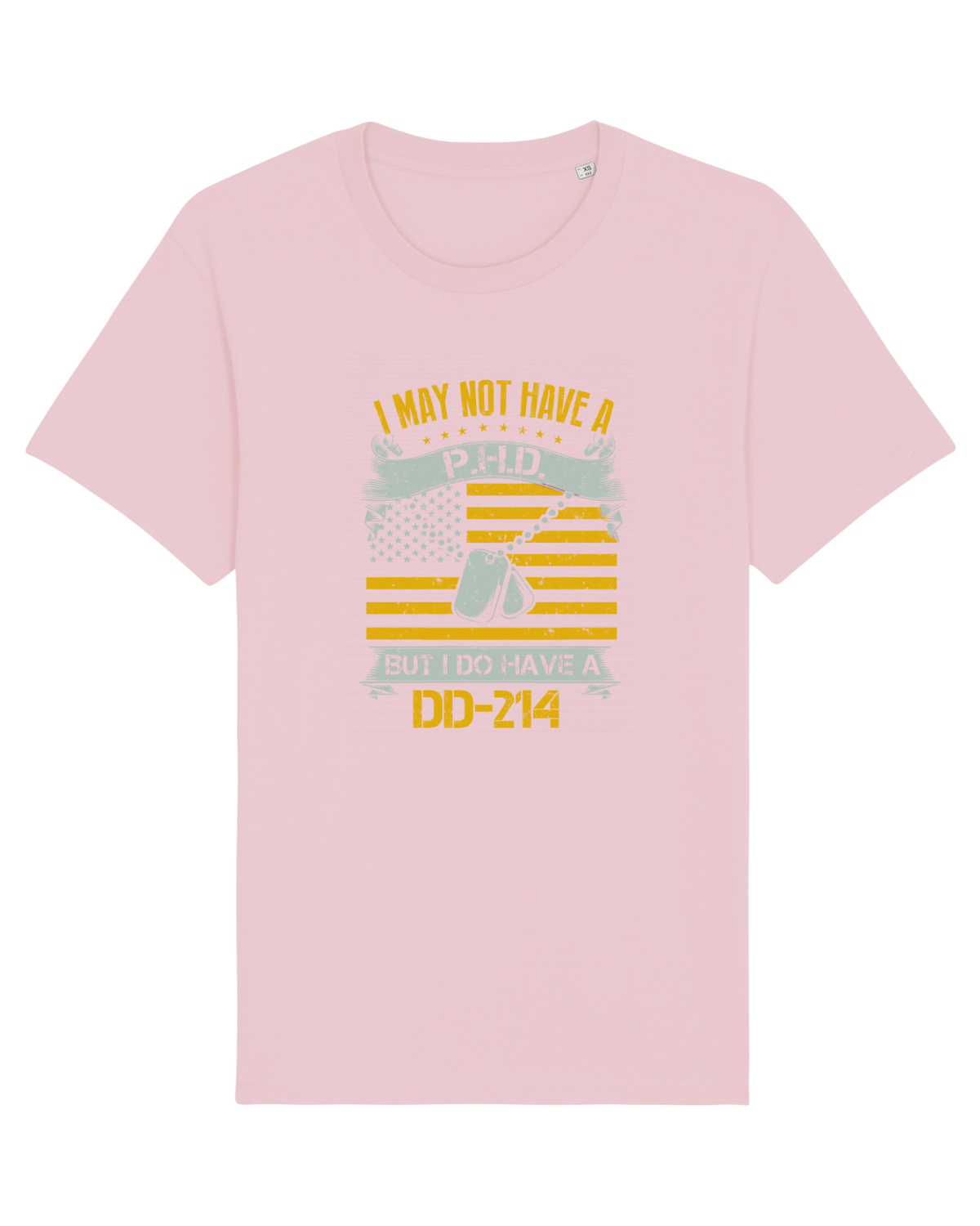 Tricou mânecă scurtă Unisex Rocker Cotton Pink
