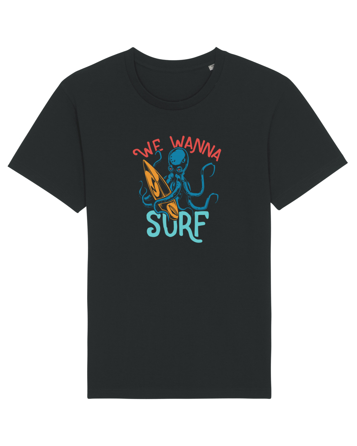 Tricou mânecă scurtă Unisex Rocker Black