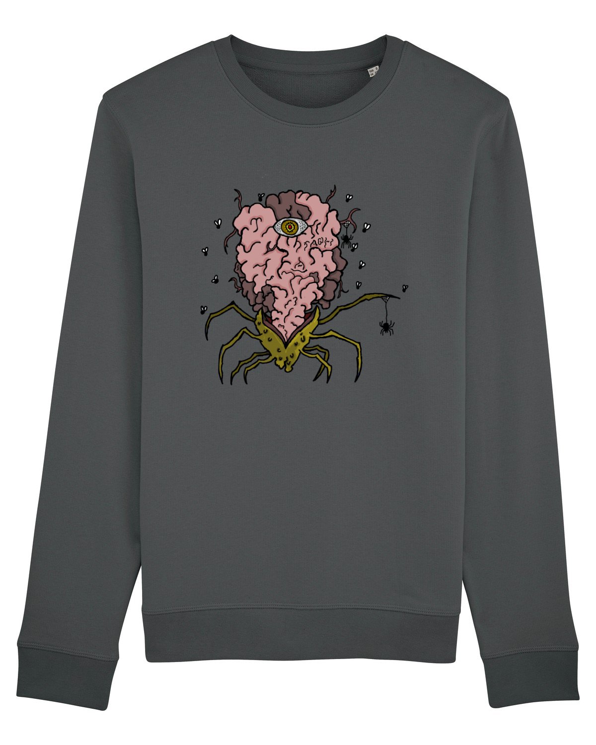 Bluză mânecă lungă Unisex Rise Anthracite
