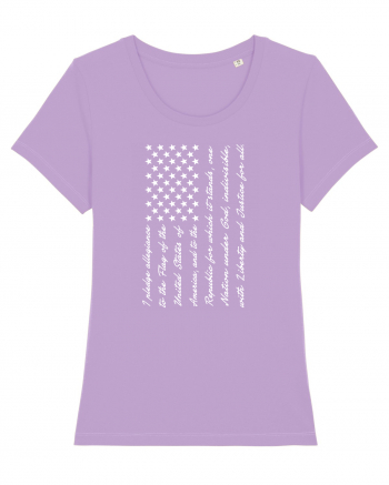 USA FLAG Lavender Dawn