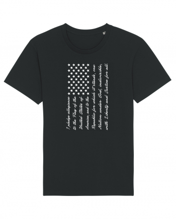 USA FLAG Black