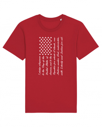 USA FLAG Red