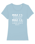 BOATCAPTAIN Tricou mânecă scurtă guler larg fitted Damă Expresser