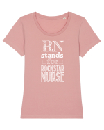 RN NURSE Tricou mânecă scurtă guler larg fitted Damă Expresser
