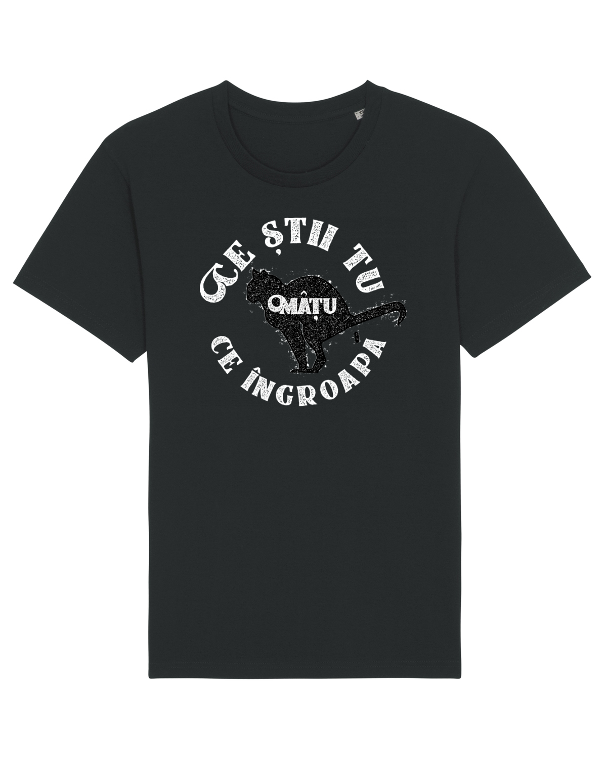 Tricou mânecă scurtă Unisex Rocker Black