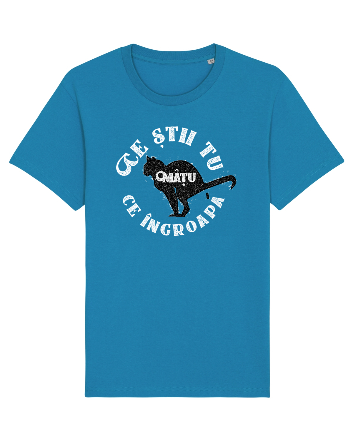 Tricou mânecă scurtă Unisex Rocker Azur