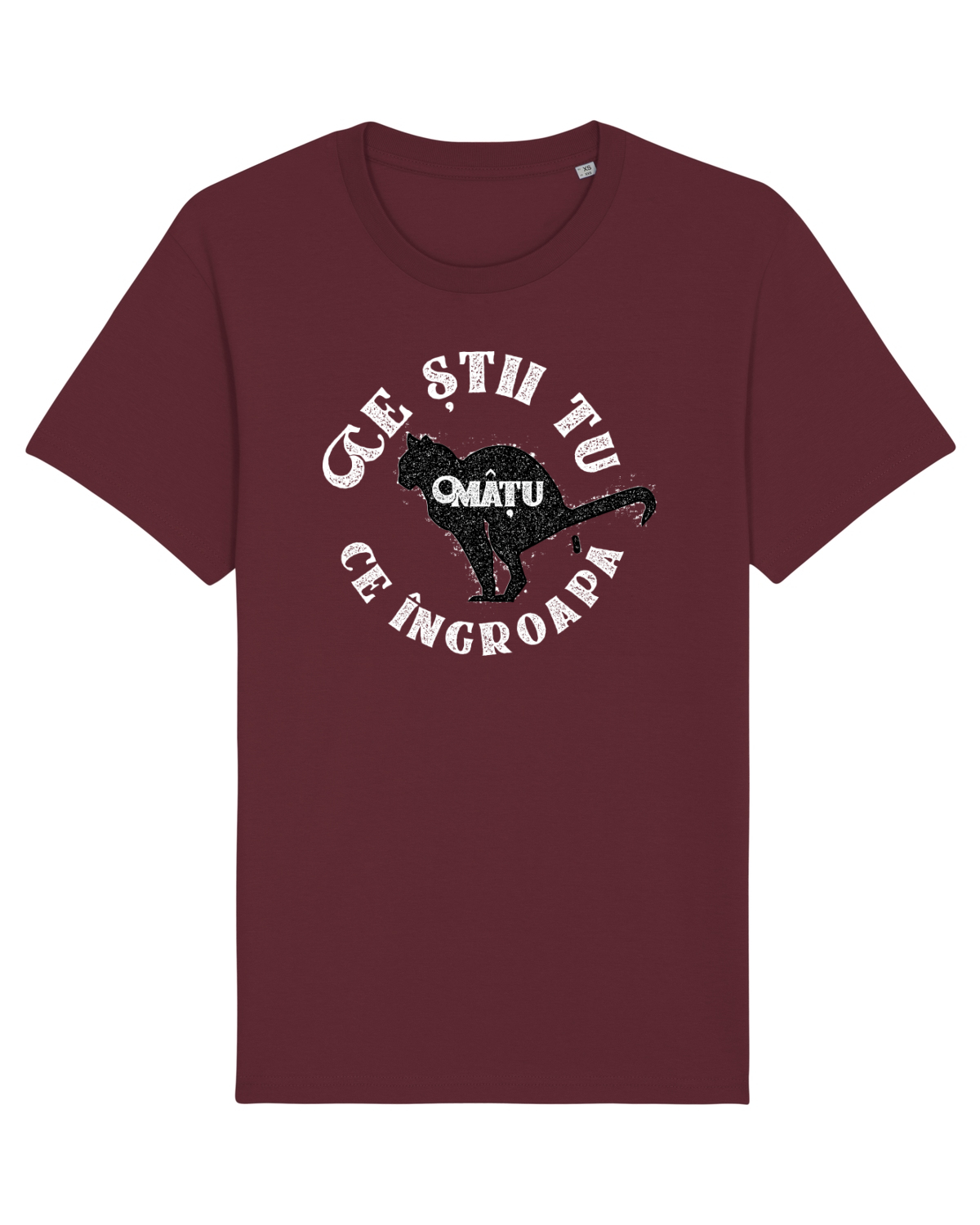 Tricou mânecă scurtă Unisex Rocker Burgundy