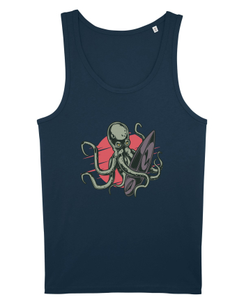 Surfing Octopus Navy