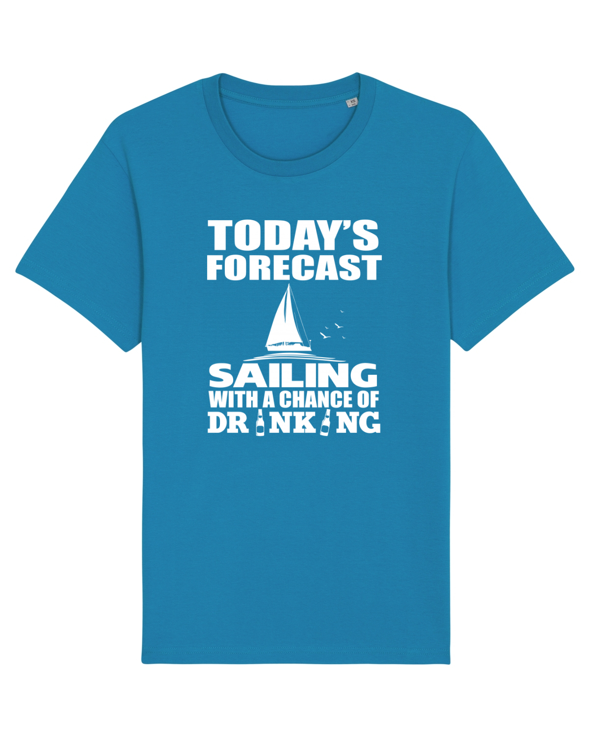 Tricou mânecă scurtă Unisex Rocker Azur