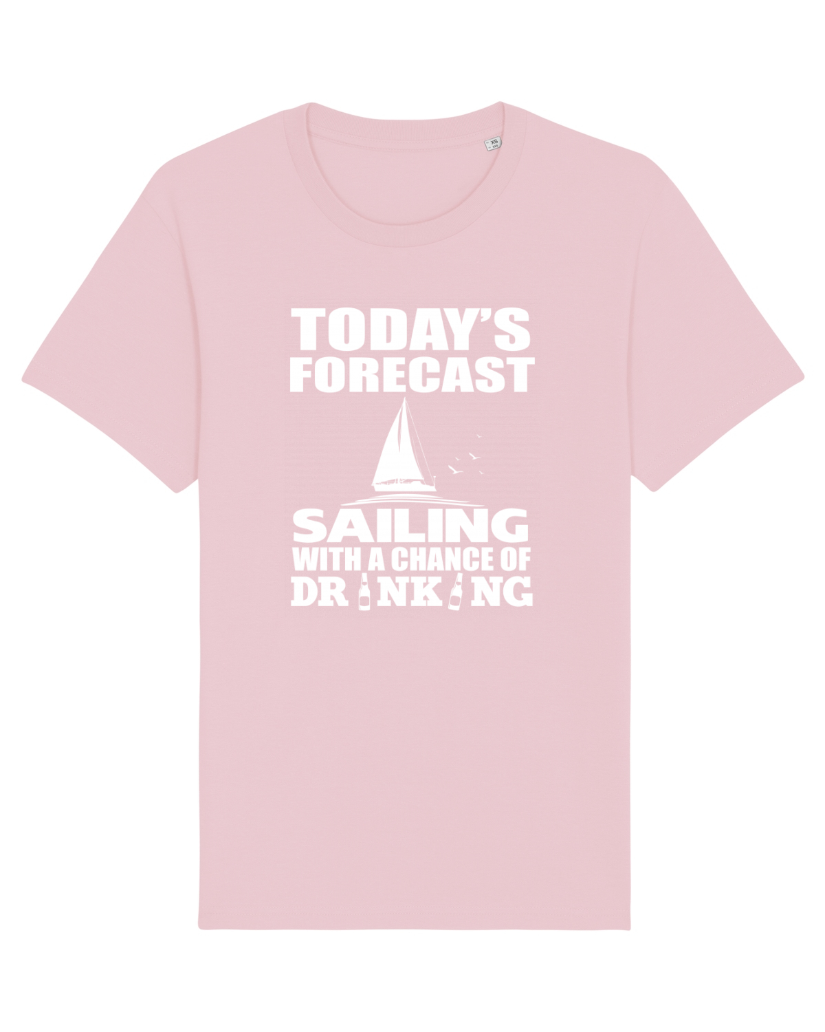 Tricou mânecă scurtă Unisex Rocker Cotton Pink